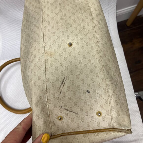Gucci Bowling Bag Tan top handle/ Pricing to sell - Picture 10 of 16